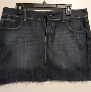 Apt 9 ripped hem mini skirt